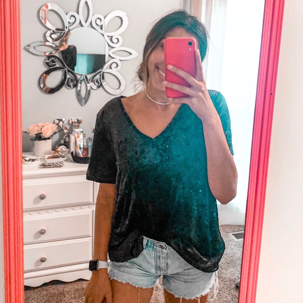 SPRING + MERCER Velvet Legging Tee